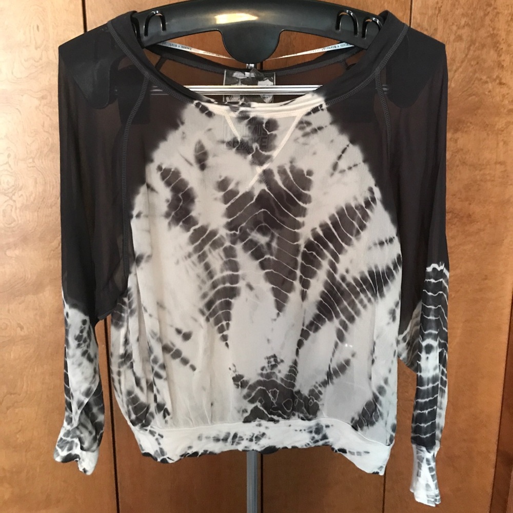 NWOT Young Fabulous & Broke see through top Sz XS