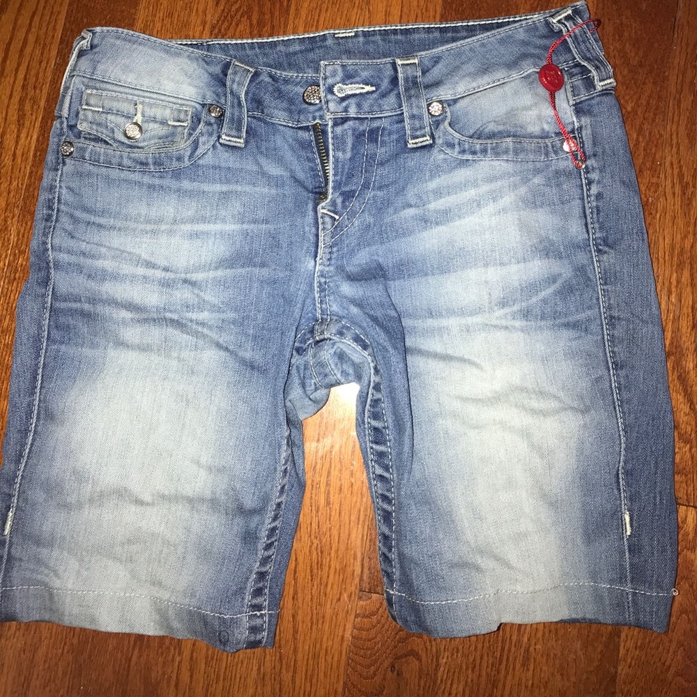 True Religion jean shorts