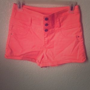 High waisted shorts