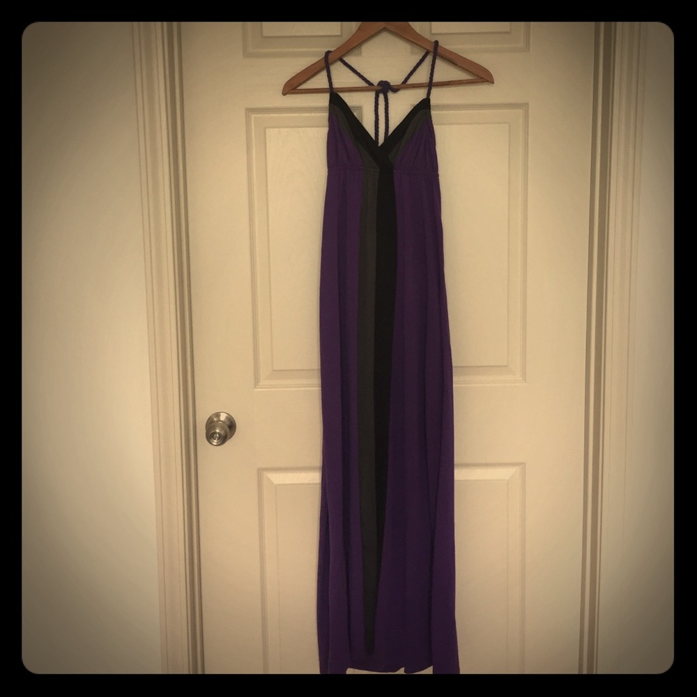 Long purple dress