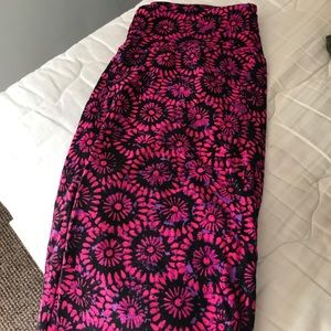 Flower Lularoe leggings