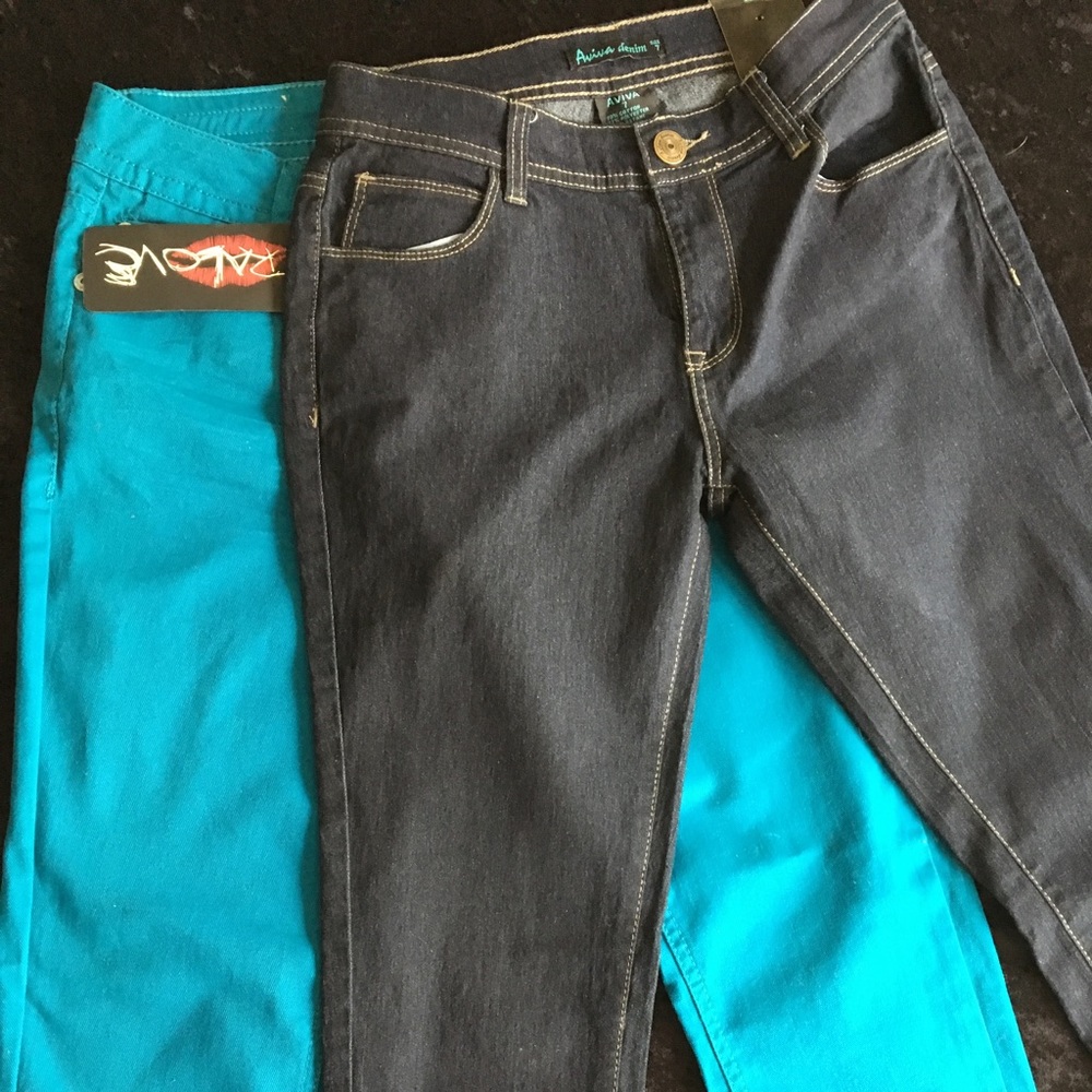 🆕2 Pairs of Size 7 Junior Girls Jeans