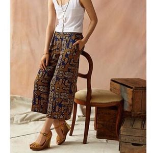 ANTHROPOLOGIE CARTONNIER Sampa Culotte Pants