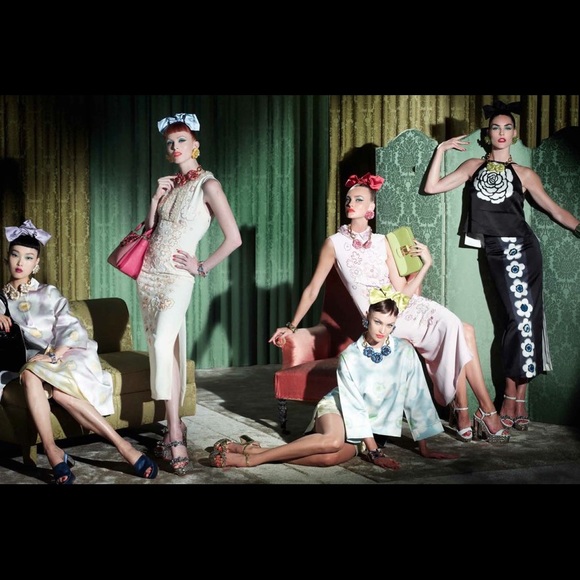 Miu Miu HP 🎉 Lookbook Crystal Heels NWT Runway - Picture 6 of 8