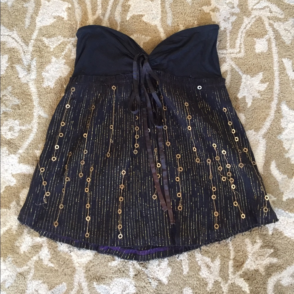 Free People strapless top