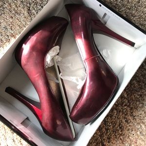 Ruby Red Pumps