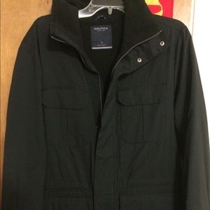 Nautica Blue Millitary Jacket