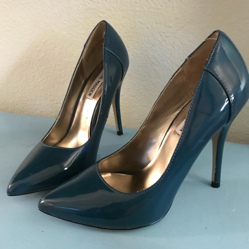 Steve Madden teal pump