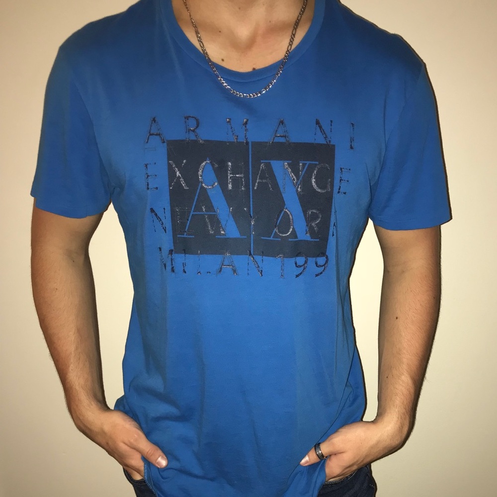 Blue Armani Exchange t-shirt