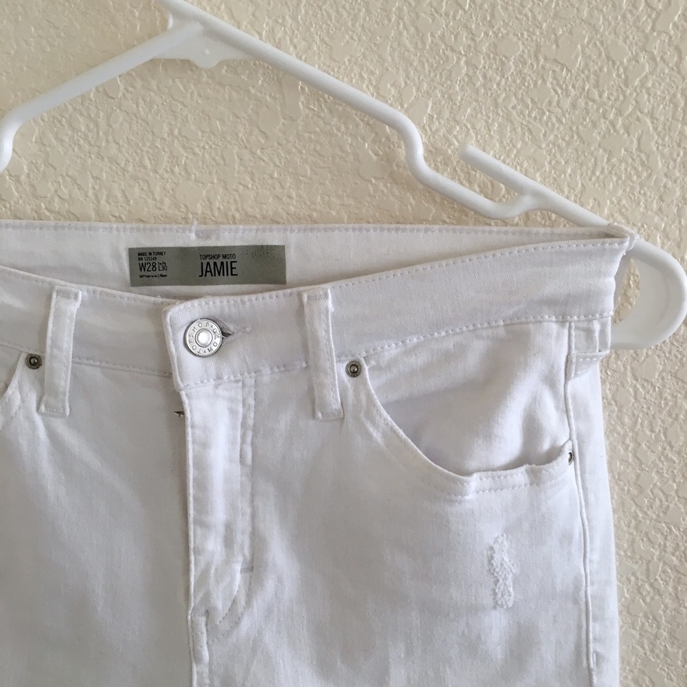 Topshop - White Jamie Jeans