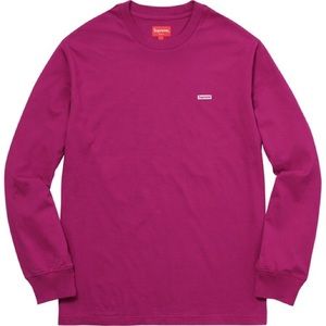 Metallic Box Logo L/S Tee