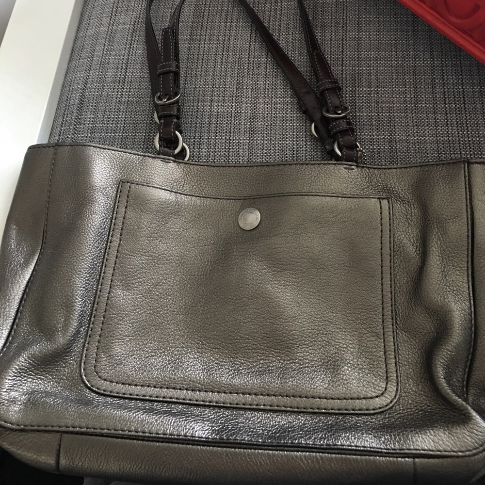 Coach metallic purse