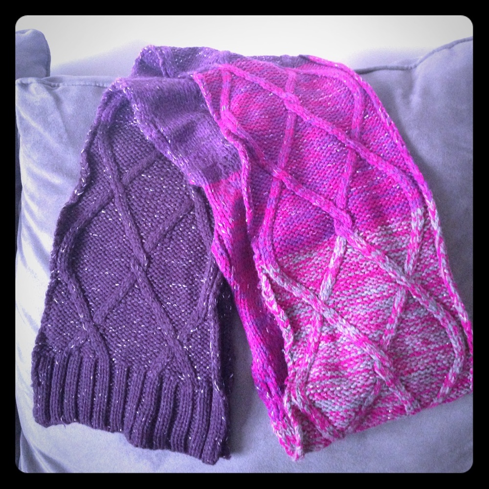 Cable knit scarf.... ❄️