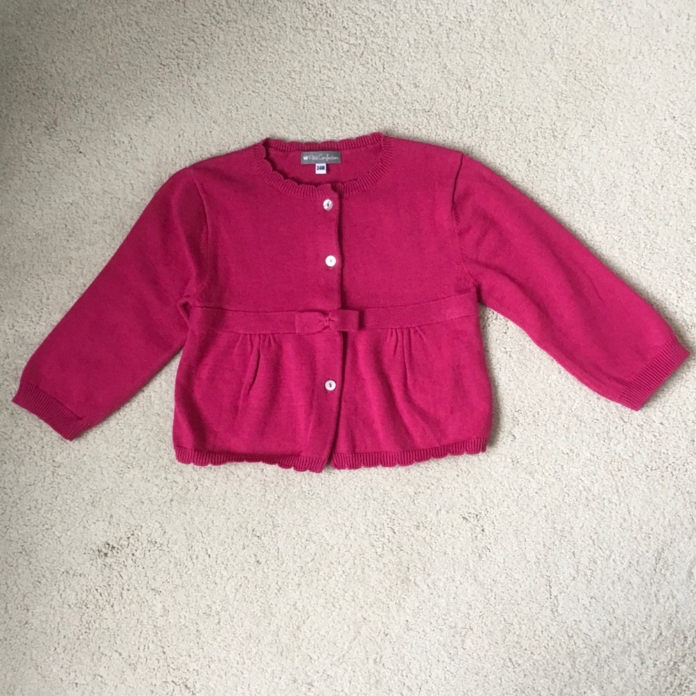 Girls Petit Confection Hot Punk Cardigan 24 Months