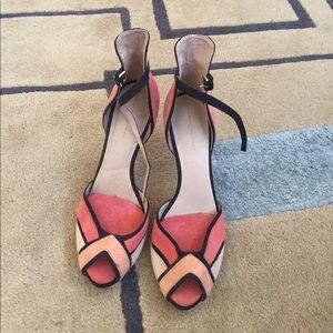 Cute red & orange heels