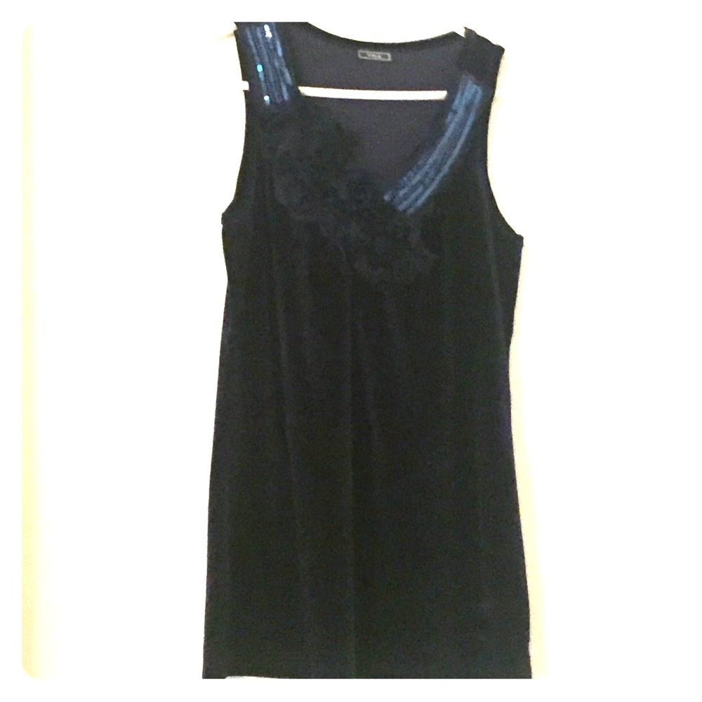 Blue velour blouse