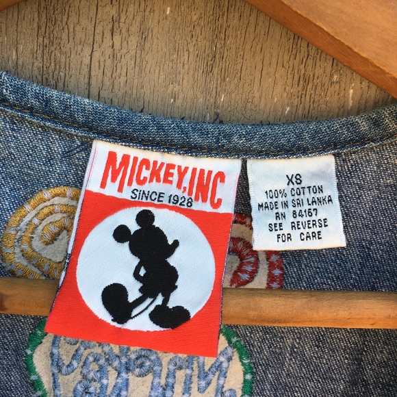 Original Mickey Inc. denim vest. - Picture 1 of 4