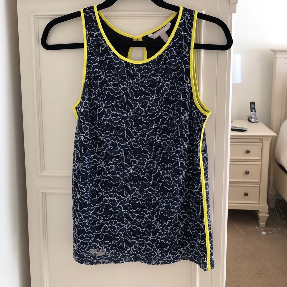 Banana Republic Lace Detail Tank Blouse