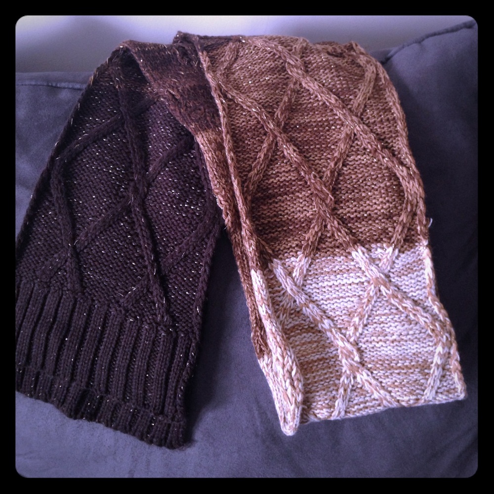 Cable knit scarf.... ❄️