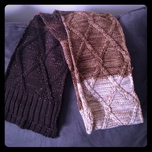 Cable knit scarf.... ❄️