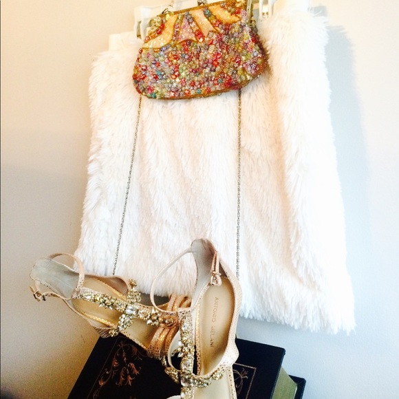 1920 hand beaded Vintage clutch - Picture 3 of 4