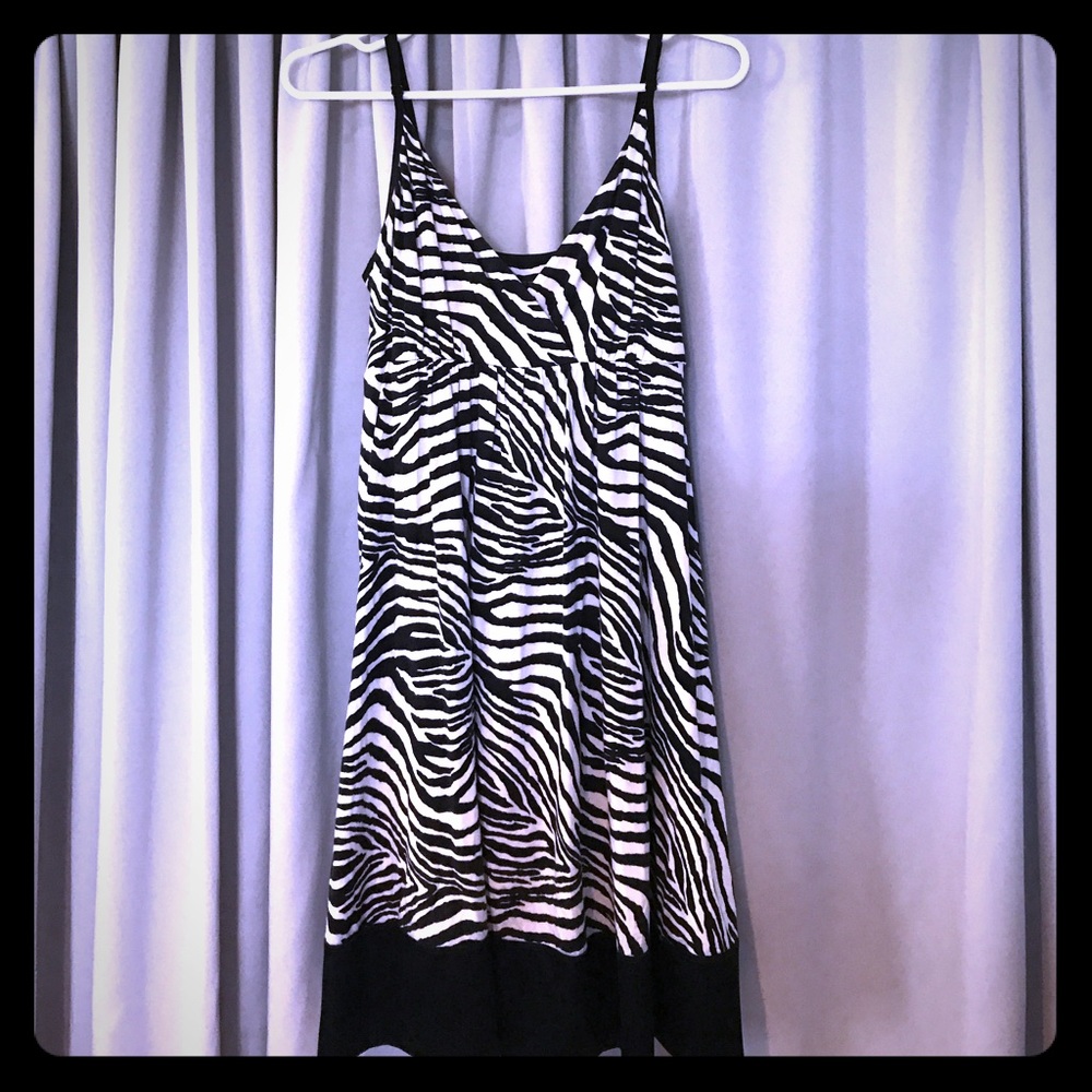 Express Zebra Print Dress