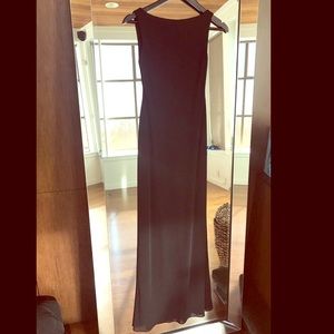 Backless high neck LAUNDRY by SHELLI SIEGAL gown