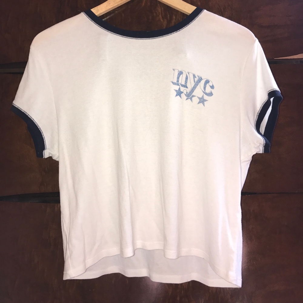NYC crop graphic tee