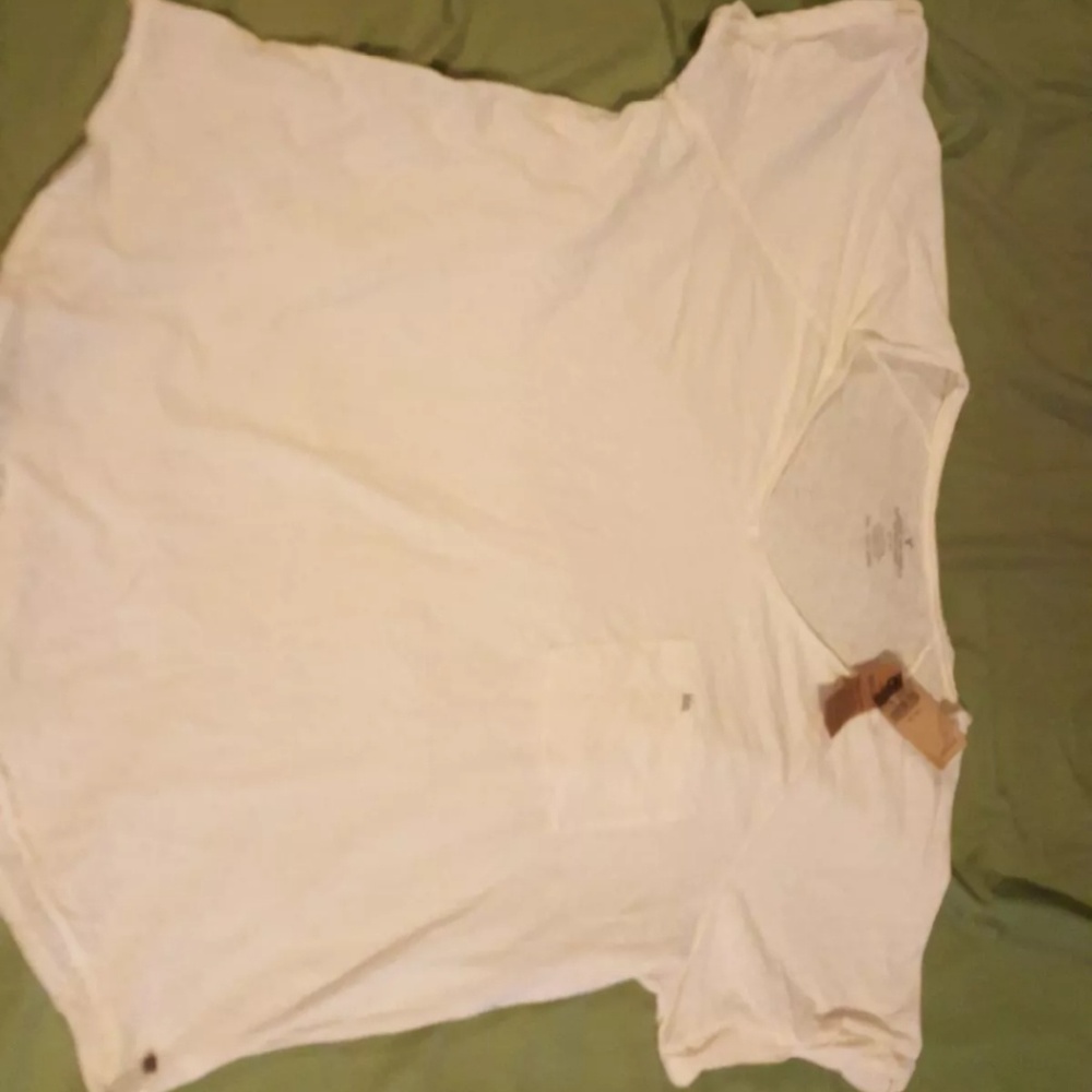 american eagle top with breast pocket