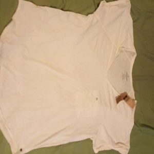 american eagle top with breast pocket