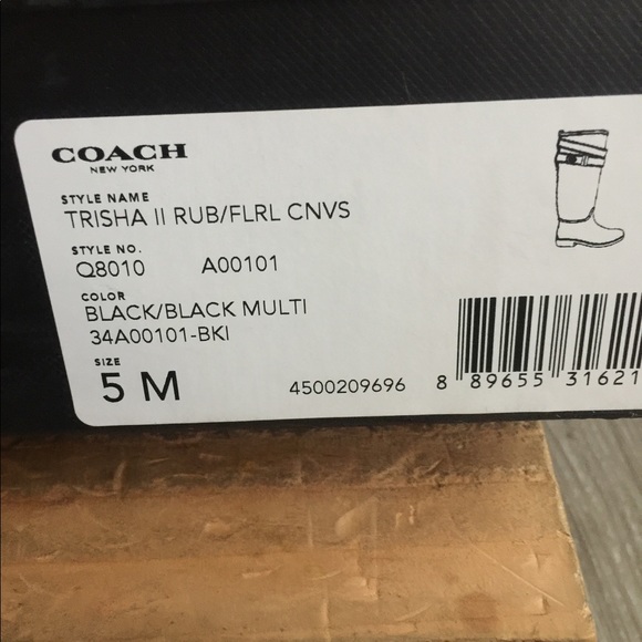 Coach Rainboots - Picture 2 of 2