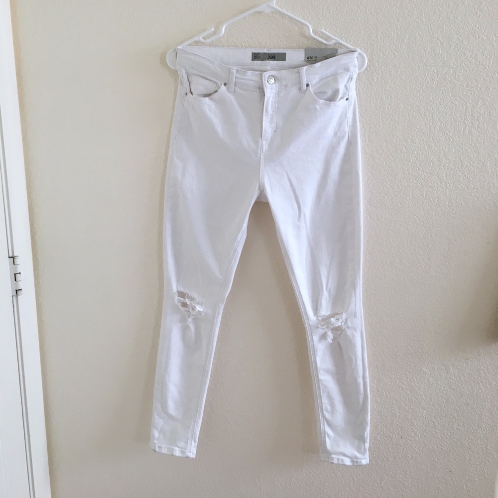 Topshop - White Jamie Jeans