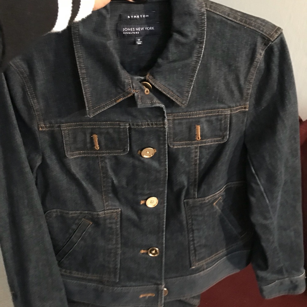 Jean jacket and pant set