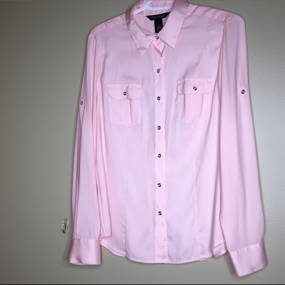 White House Black Market Silky Blouse