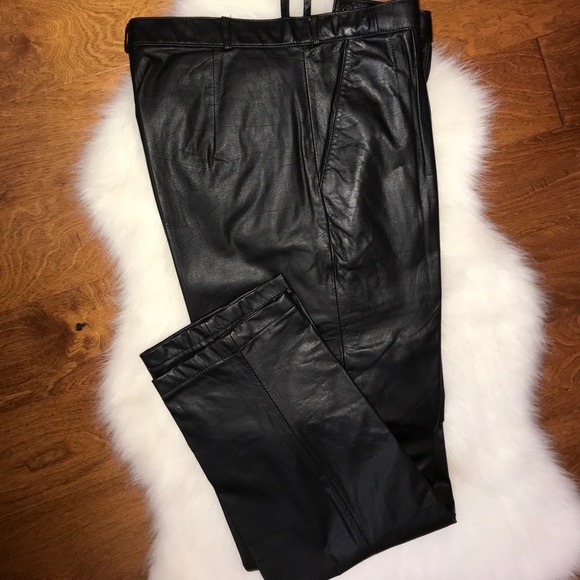 poshmark leather pants
