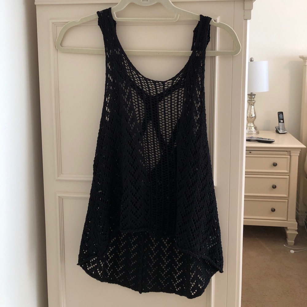 Buffalo Black Crochet tank