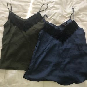 TWO Express Lace Trim Tank Tops