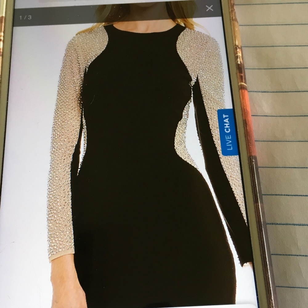 XSCAPE BEADED ILLUSION