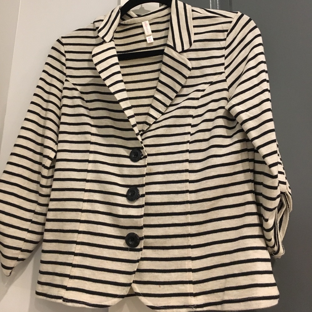 Xhilaration striped blazer