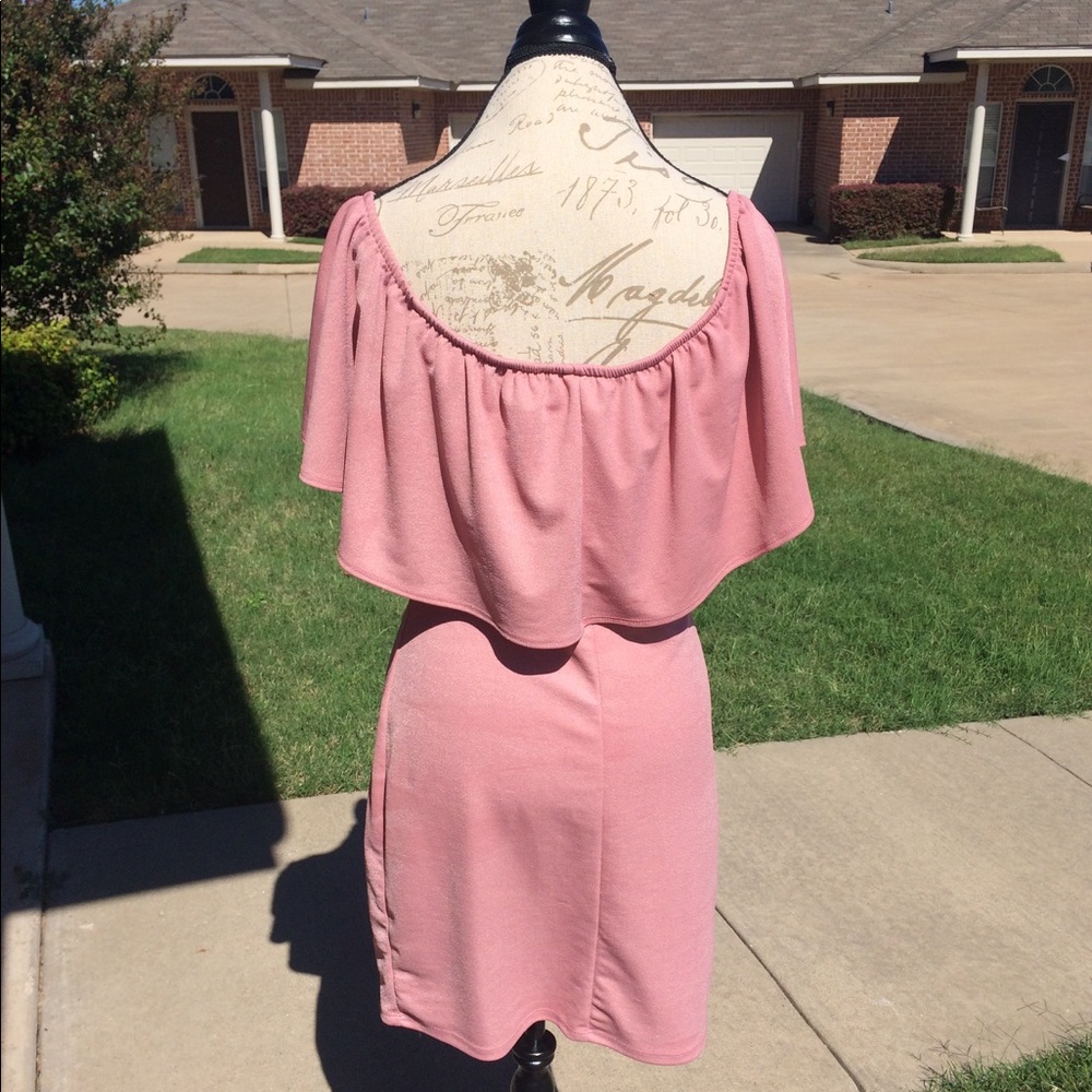 Off Shoulder Mini With Ruffles - Picture 3 of 5