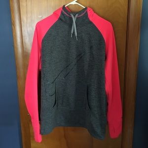 Nike hoodie with gray swoosh