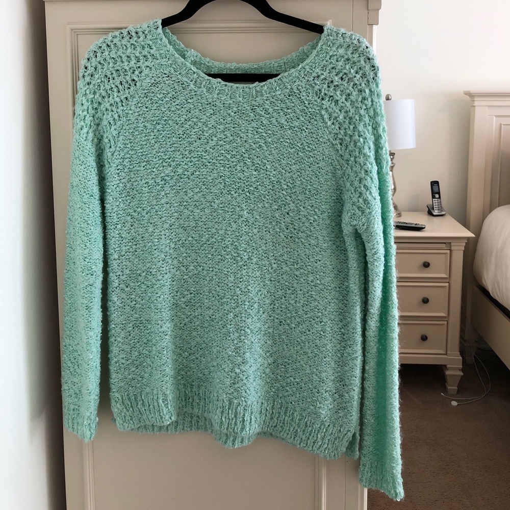 Forever 21 Teal Knit Sweater
