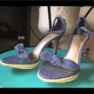 Christian Siriano for Payless Denim heels size 9