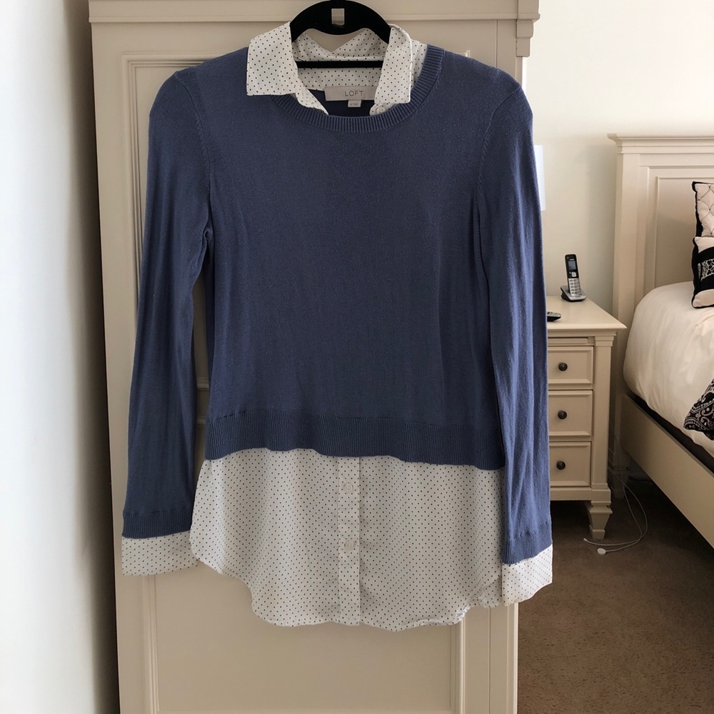 Loft Layer Look Shirt/Blouse