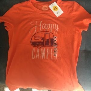NWT "Happy Camper" Small Life is Good Tee