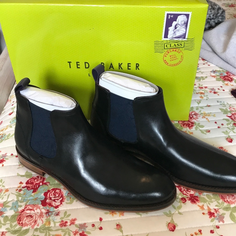 Men’s ted baker black ankle boots