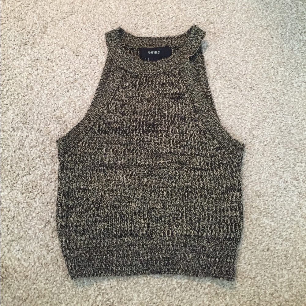 Forever 21 knitted crop top