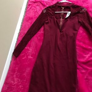 Wine 🍷 Colored Lace Low Cute Chocker Cocktail ✨❤️