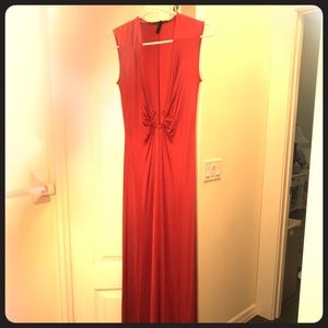 EUC BCBG Sexy Red Plunge Dress