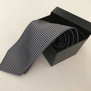 Zegna Black & Gray Men’s Tie